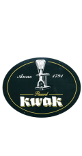 Cartel de chapa ovalado de Kwak